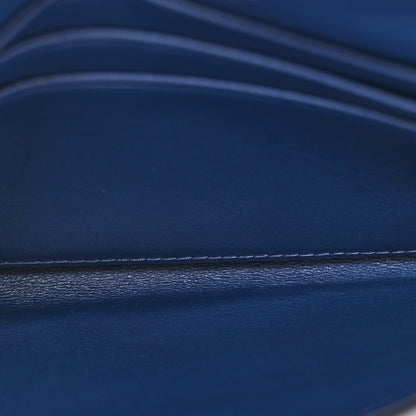 Prada Saffiano City Calf Clutch With Chain Bluette 5 of 7