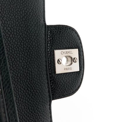 Chanel Caviar Quilted Medium Double Flap Bijoux Chain Black 7 of 14