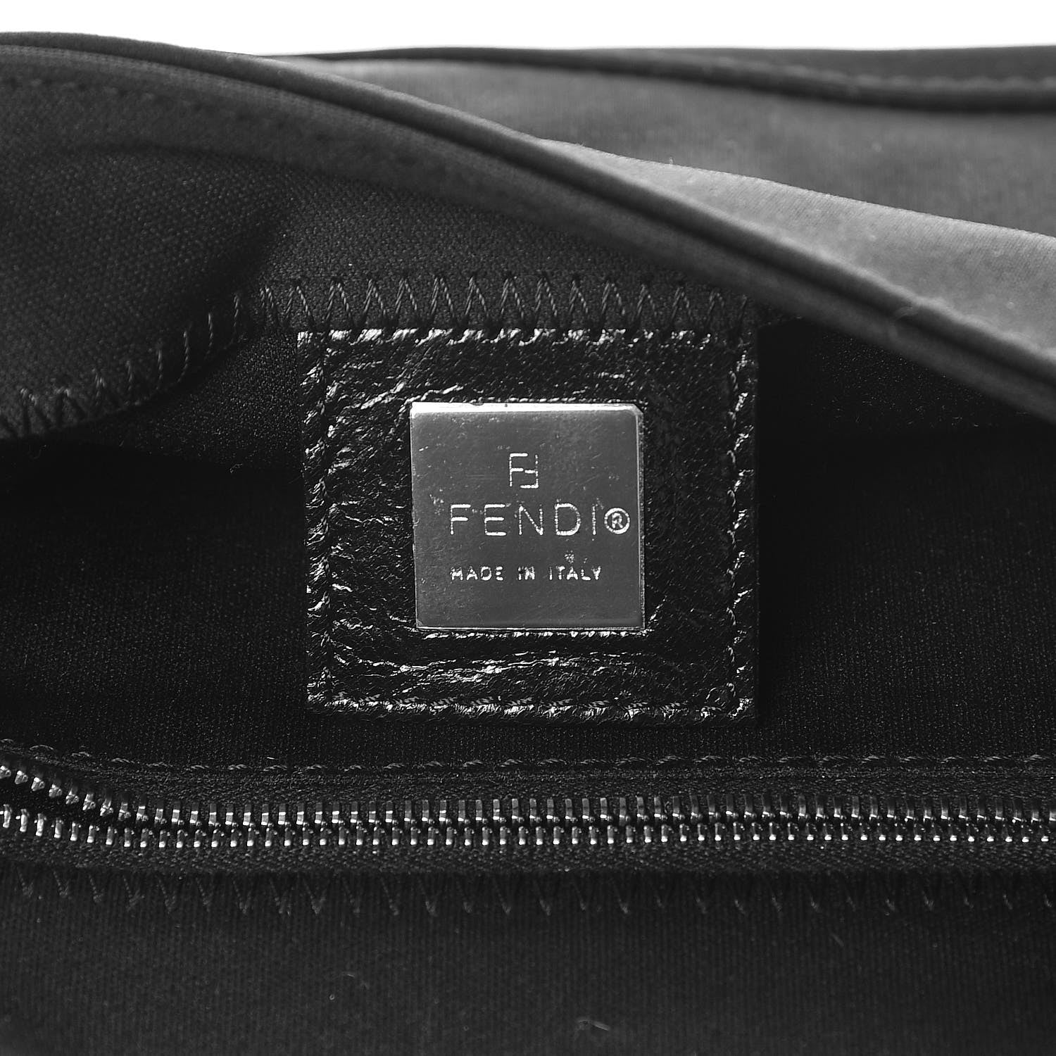 Fendi Neoprene Baguette Black 6 of 12