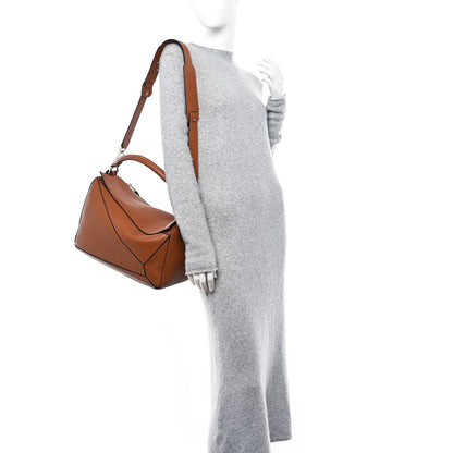 Loewe Calfskin Large Puzzle Bag Tan 2 of 10