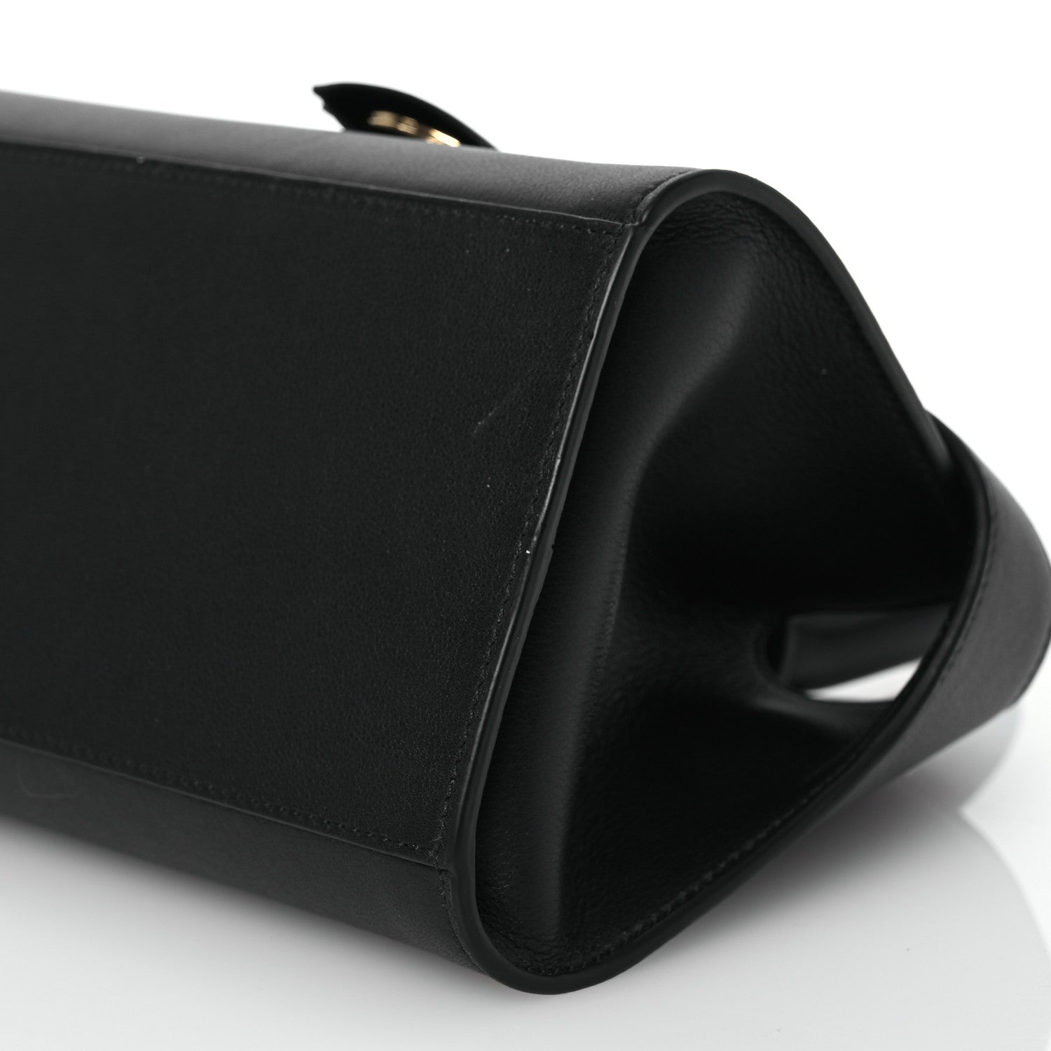 Salvatore Ferragamo Calfskin Mini Hug Bag Black 11 of 14