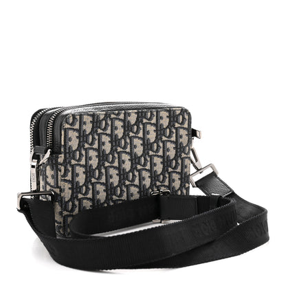 Christian Dior Oblique Pouch Navy Blue 5 of 21