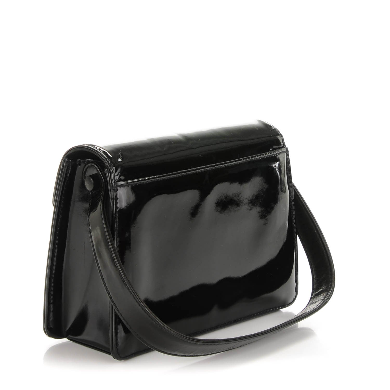 Chanel Patent Small Flap Bag Black 3 of 8