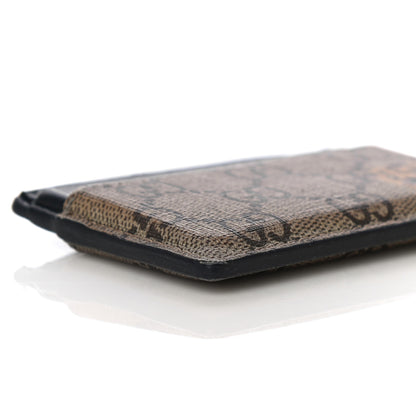 Gucci GG Supreme Monogram Tiger Print Card Holder Black 8 of 18