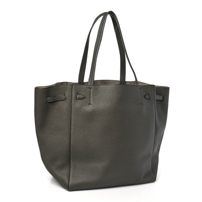 Celine Soft Grained Calfskin Small Belt Cabas Phantom Taupe 3 of 8