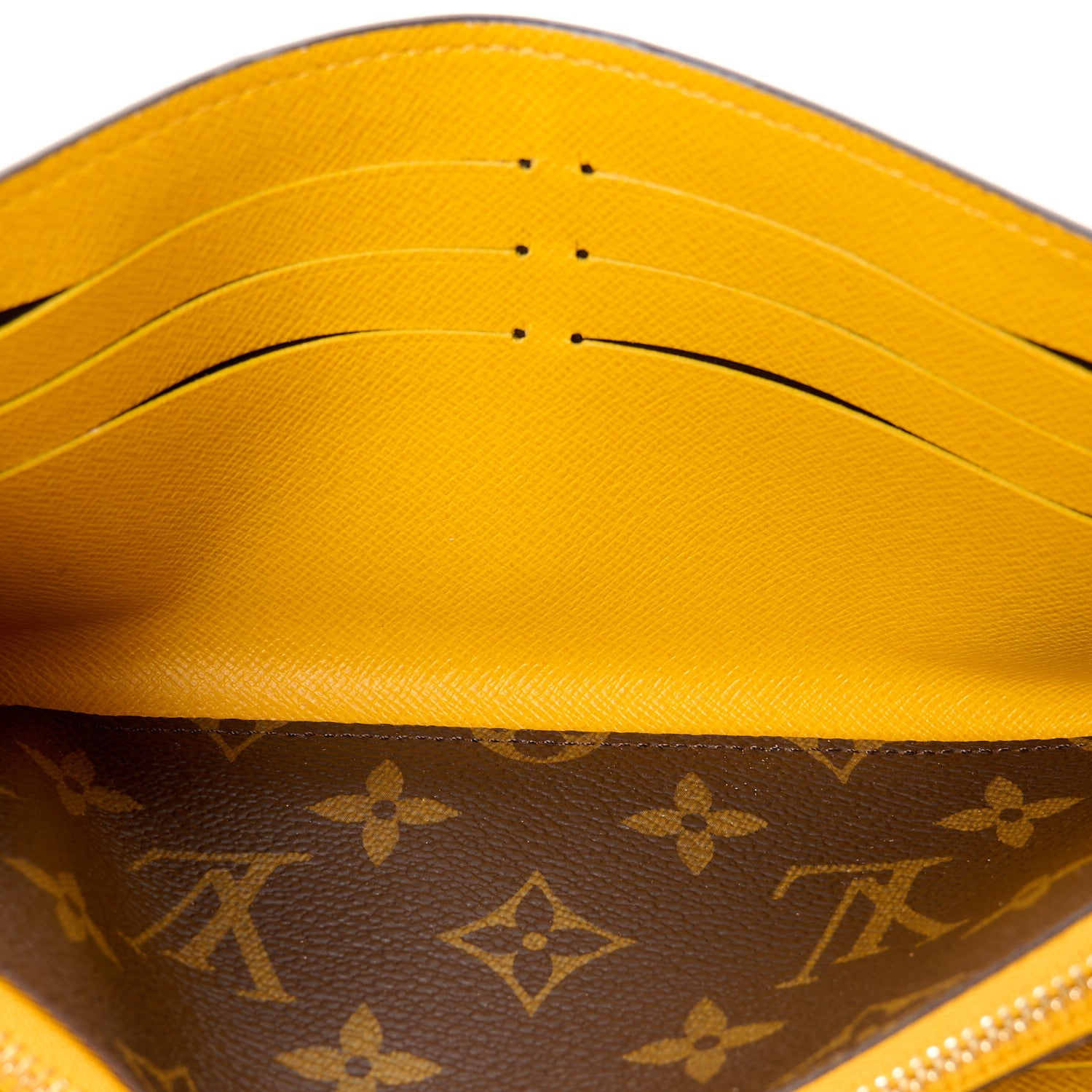 Louis Vuitton Monogram 2022 Christmas Animation New York Soho Wallet Yellow 13 of 13