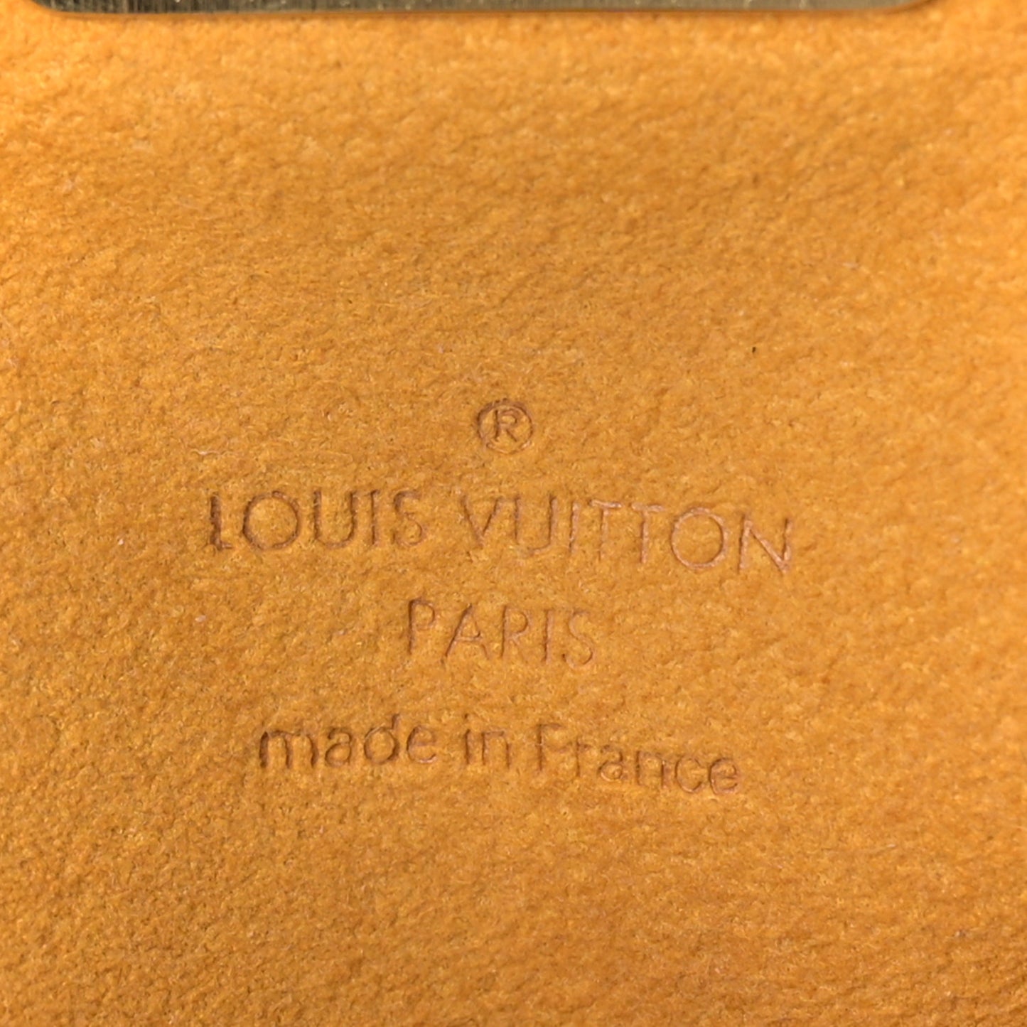 Monogram Denim Pochette Plat Clutch Blue