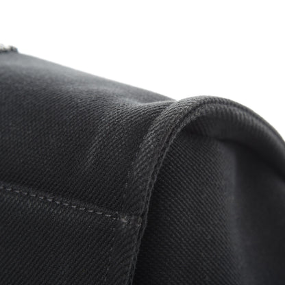 Chanel Canvas Pearl Medium Deauville Tote Black 10 of 14