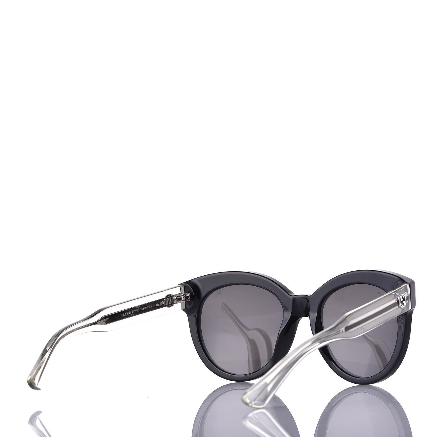 Gucci Cat Eye GG3749/S Sunglasses Black 4 of 8