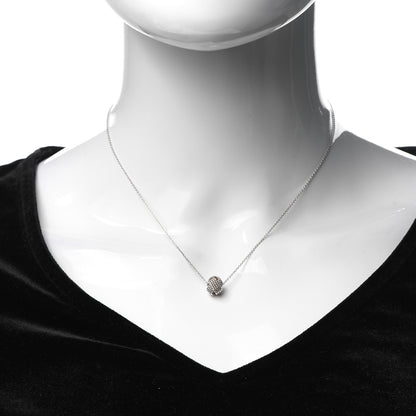 Tiffany Sterling Silver Twist Knot Pendant Necklace 2 of 5