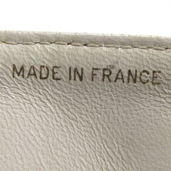 Chanel Vintage Lambskin Medium Flap Bag White 9 of 13