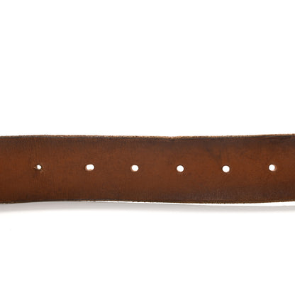Gucci Faded Calfskin Double G 40mm Belt 85 34 Cuir 4 of 5