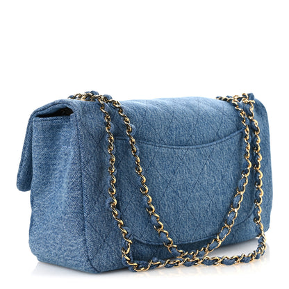 Chanel Denim Small Souplissimo Maxi Flap Blue 3 of 12