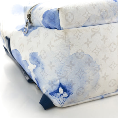 Louis Vuitton Monogram Watercolor Discovery Backpack Blue 8 of 9