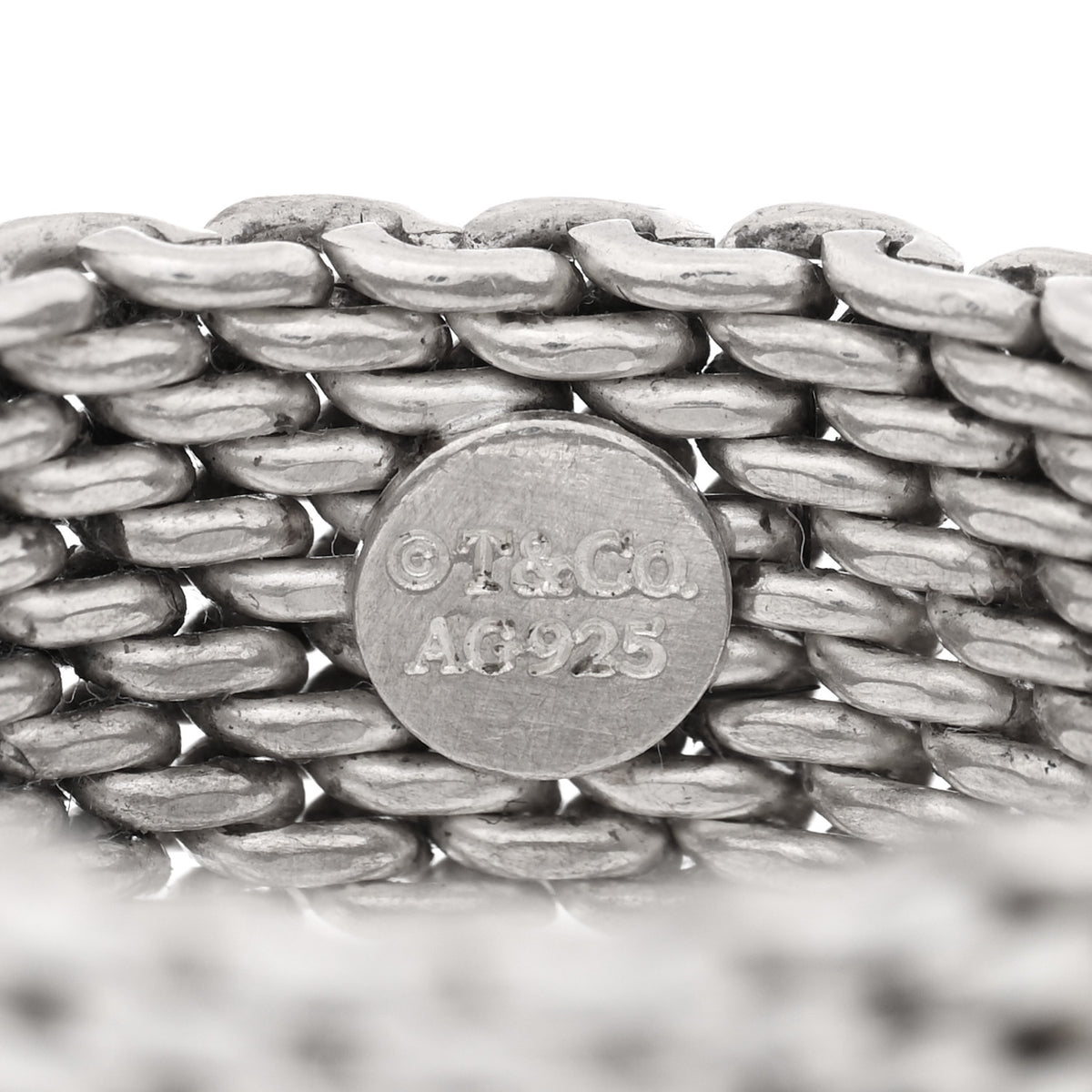 Sterling Silver Somerset Mesh Ring 70 13
