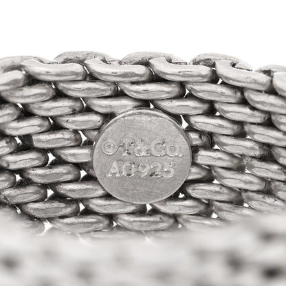 Tiffany Sterling Silver Somerset Mesh Ring 70 13 4 of 4