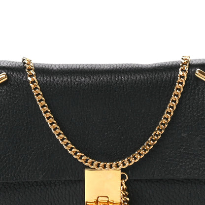 Chloe Grained Lambskin Drew Shoulder Bag Black 8 of 11