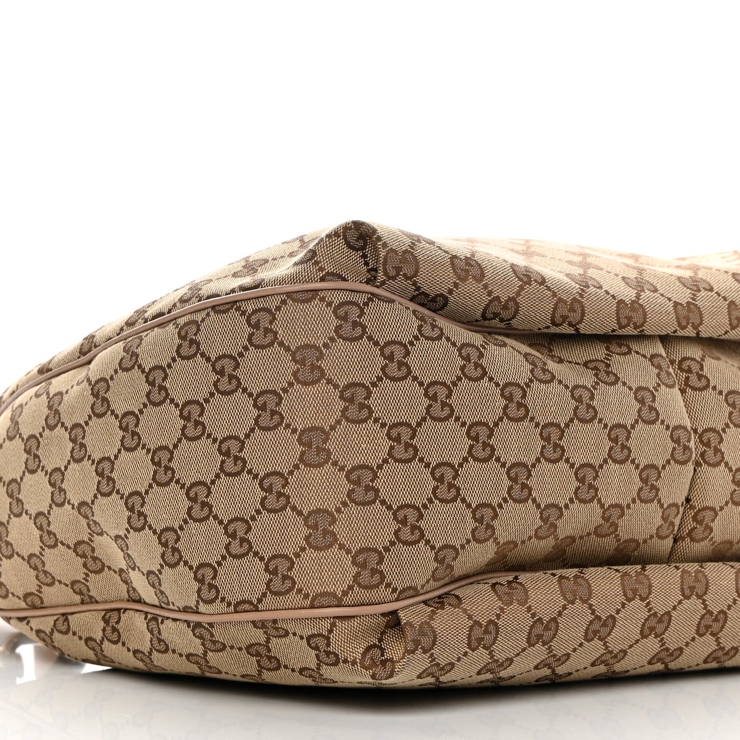 Monogram Web Medium Dressage Hobo Beige