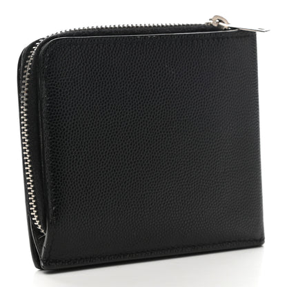 Saint Laurent Grain De Poudre Bi-Fold Wallet Black 3 of 7
