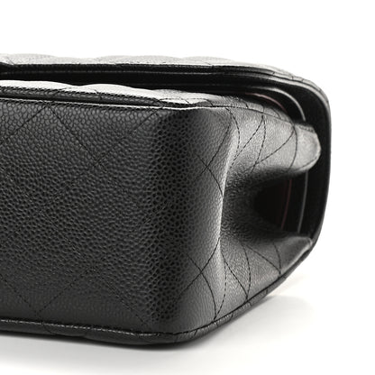 Chanel Caviar Quilted Jumbo Double Flap Black 8 of 8