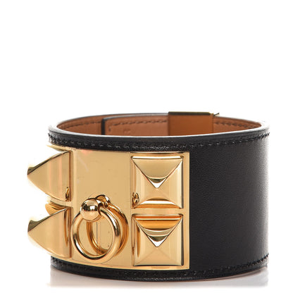 Hermes Box Collier De Chien CDC Bracelet L Black 1 of 8