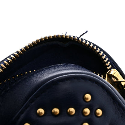 Christian Dior Lambskin Cannage Studded Lady Dior Camera Case Pouch Blue 11 of 11