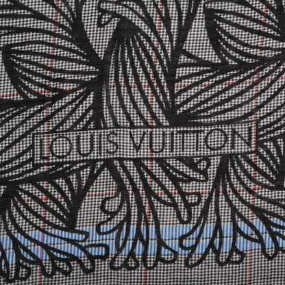 Louis Vuitton Wool Silk Plaid Printed Scarf Multicolor 2 of 3