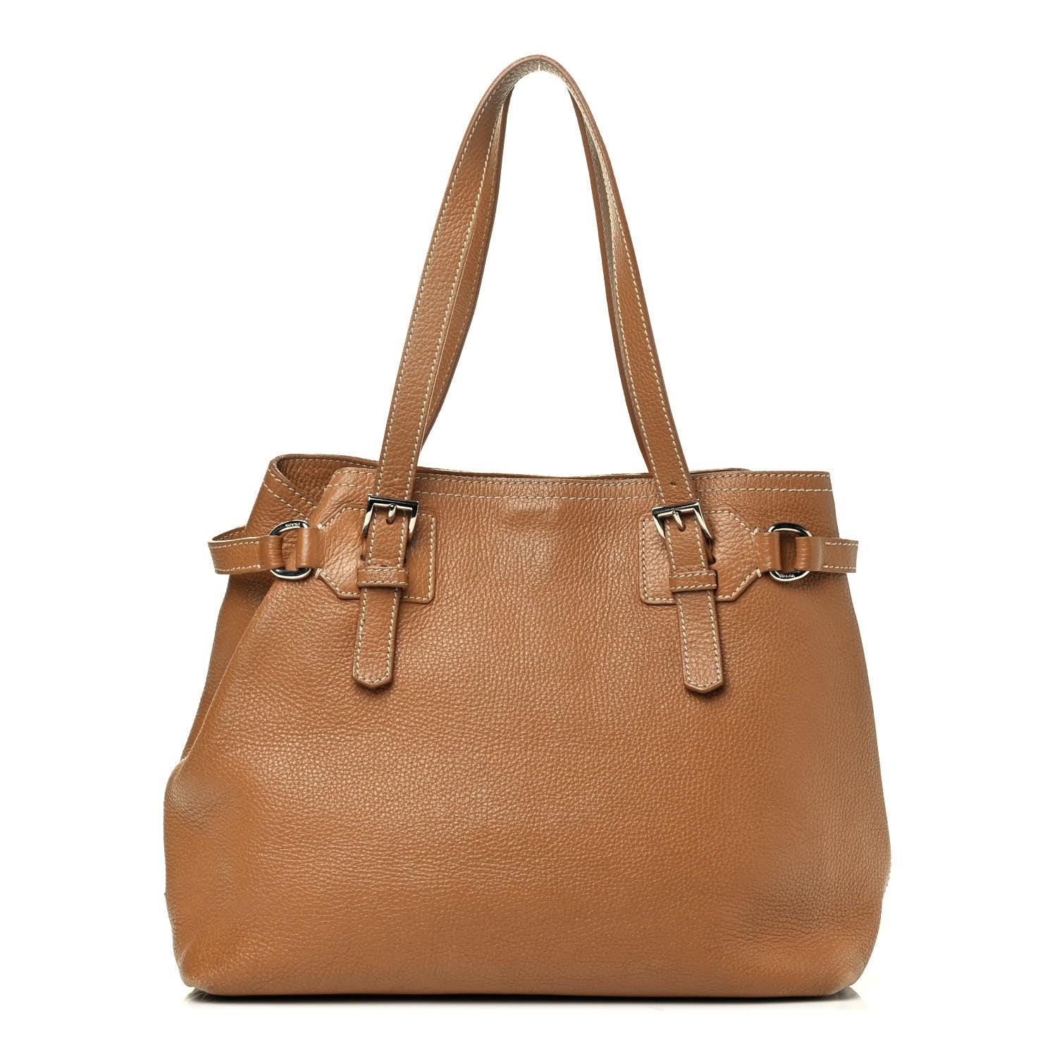 Prada Vitello Daino Tote Naturale 1 of 4