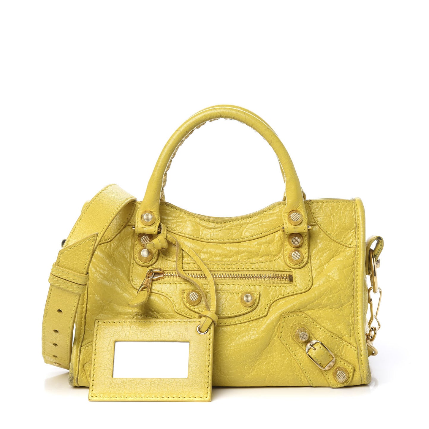 Agneau Giant 12 Gold Hardware Mini City Curry