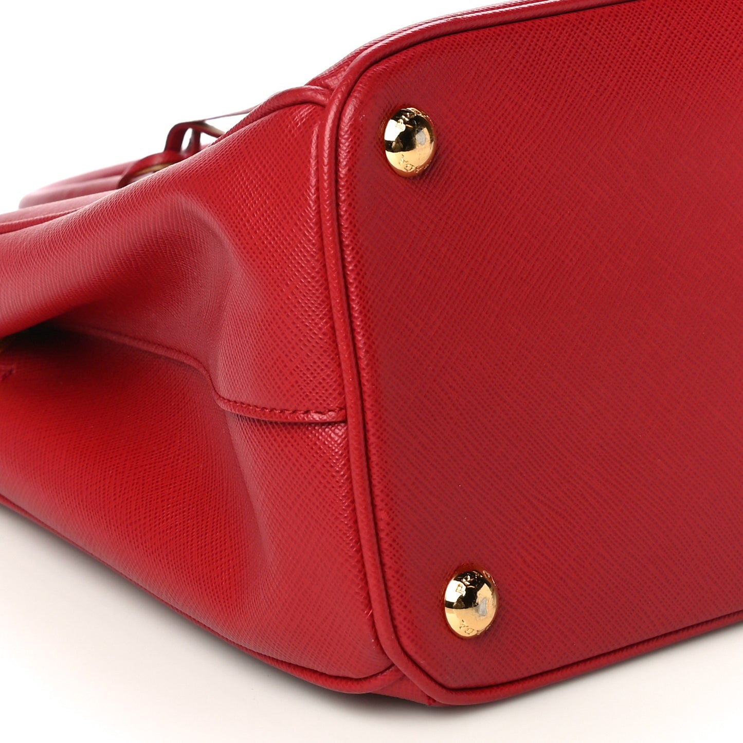 Saffiano Small Galleria Double Zip Tote Fuoco