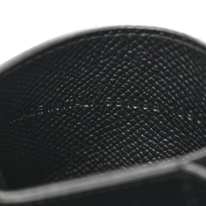 Balenciaga Grained Calfskin Ville Accordion Wallet Black 7 of 7