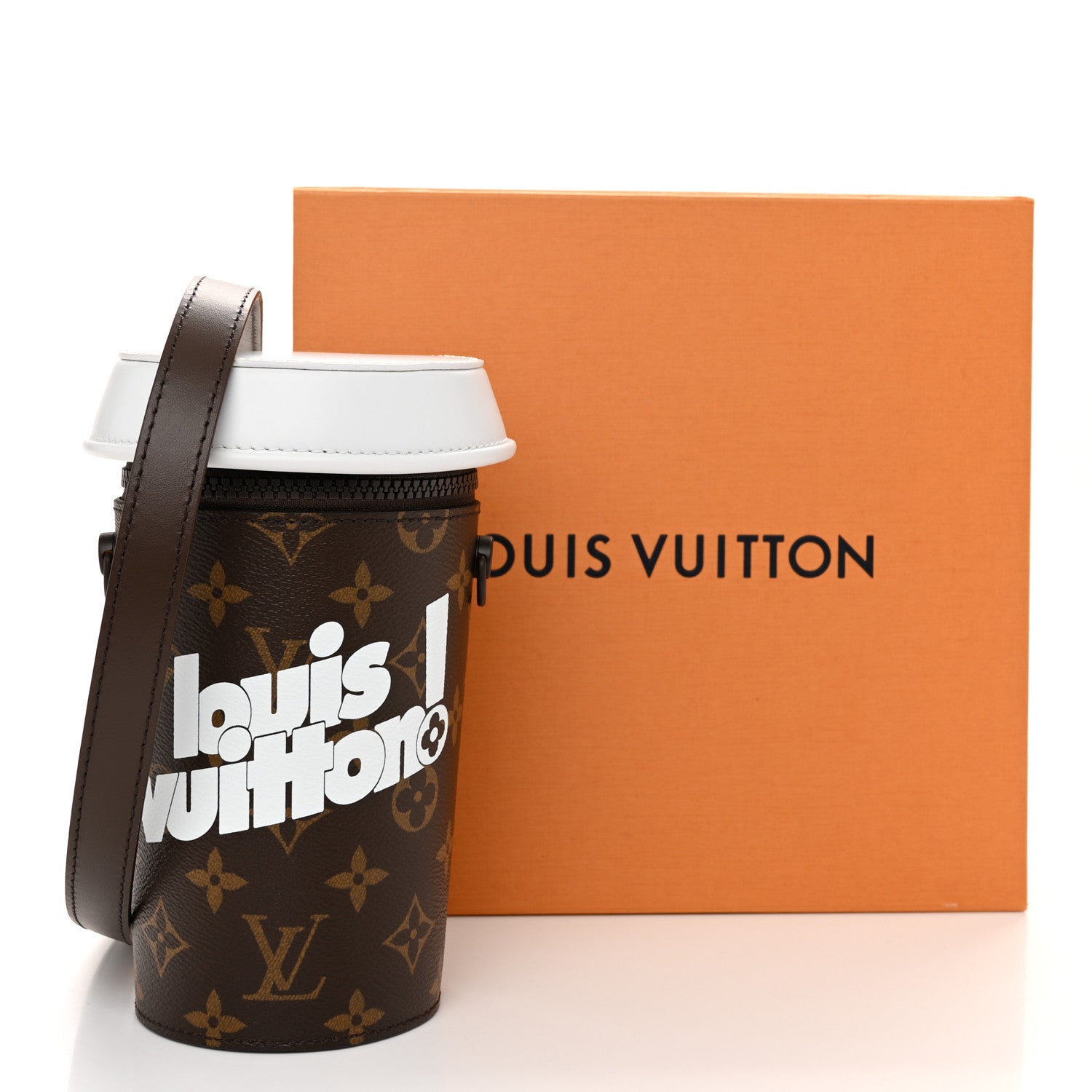 Louis Vuitton Monogram Calfskin Everyday LV Coffee Cup Pouch 10 of 10