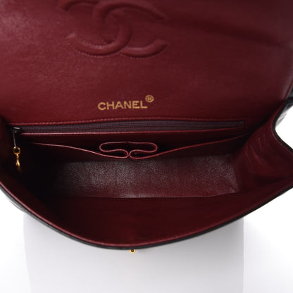 Chanel Lambskin Quilted Medium Double Flap Black 5 of 8