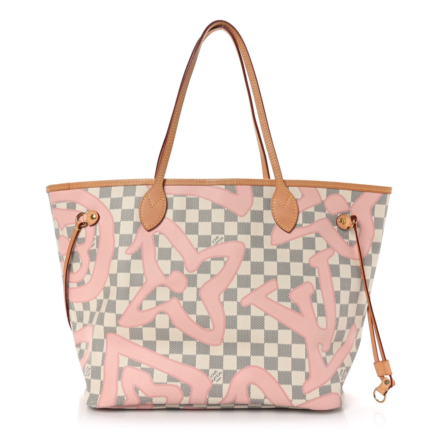 Louis Vuitton Damier Azur Tahitienne Neverfull MM 3 of 9
