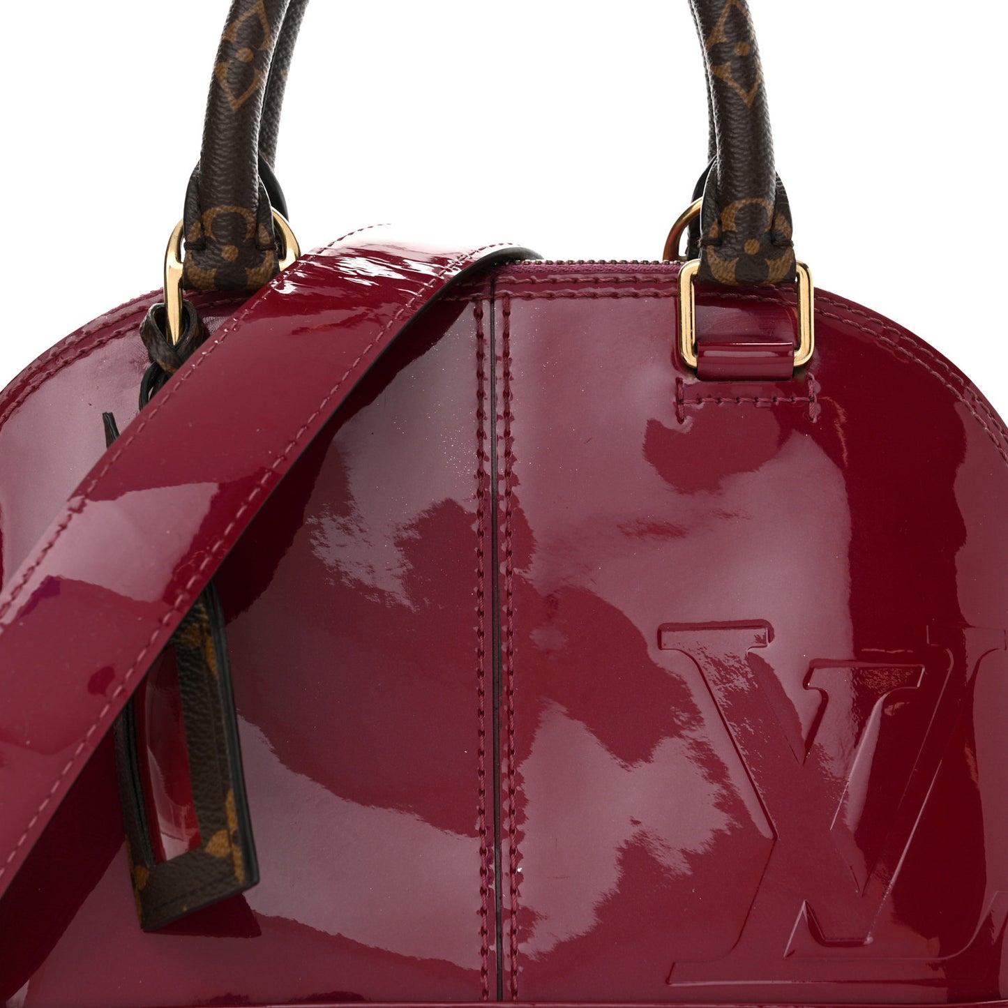 Patent Monogram Alma BB Magenta