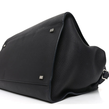 The Row Matte Grained Calfskin Soft Margaux 15 Midnight 9 of 9