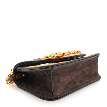 Valentino Garavani Fabric Karung Crystal Embroidered Vlogo Small Loco Shoulder Bag Multicolor 4 of 10
