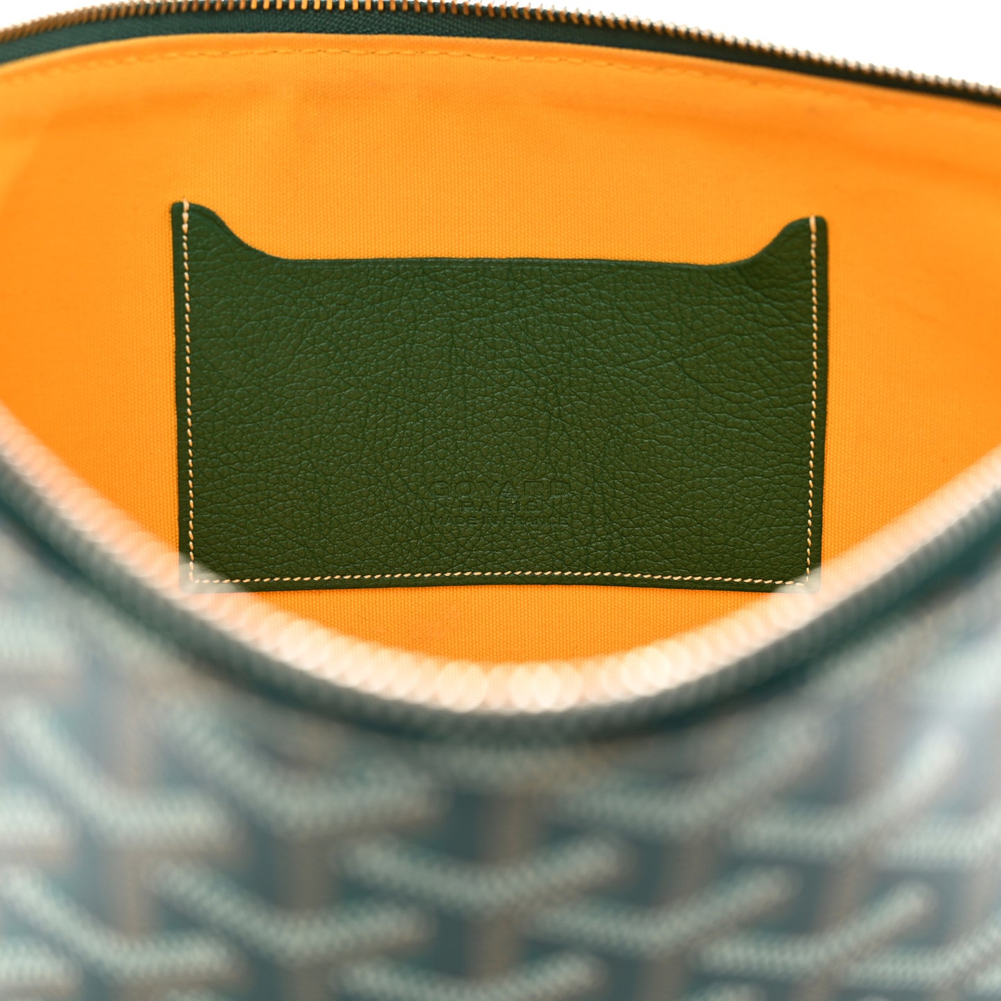 Goyardine Senat Pochette MM Green