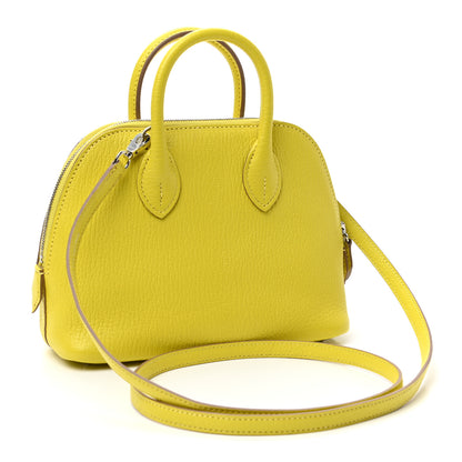 Hermes Chevre Mysore Mini 1923 Bolide Lime 2 of 8