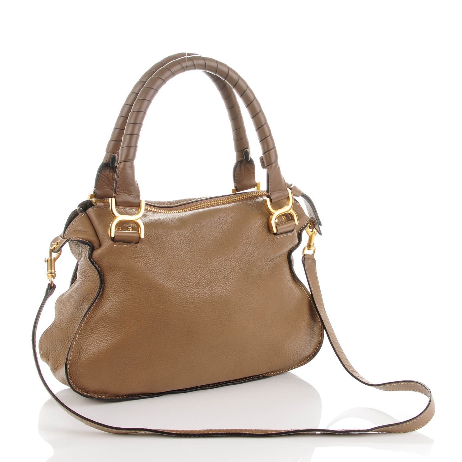 Chloe Calfskin Medium Marcie Satchel Nut 3 of 11