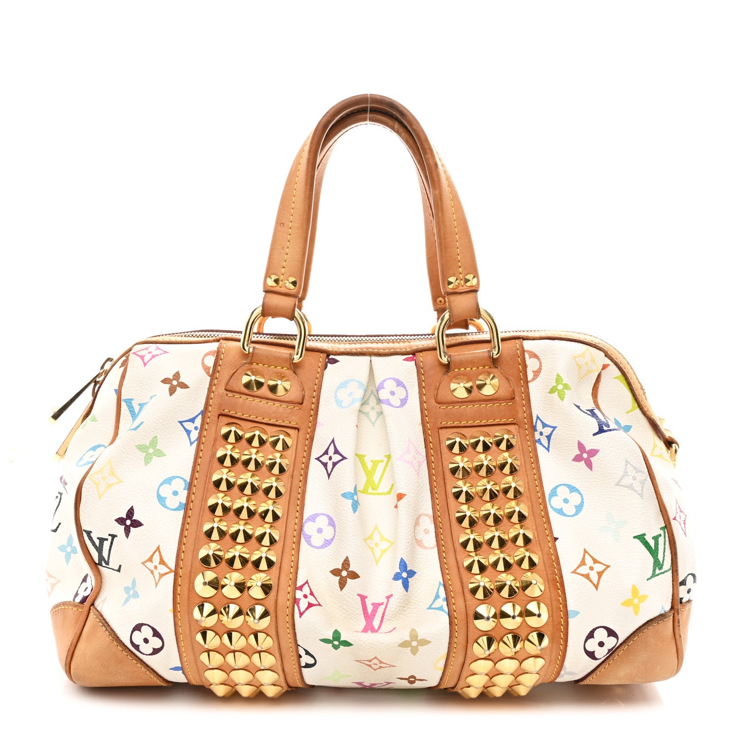 Louis Vuitton Monogram Multicolor Courtney MM White 1 of 11