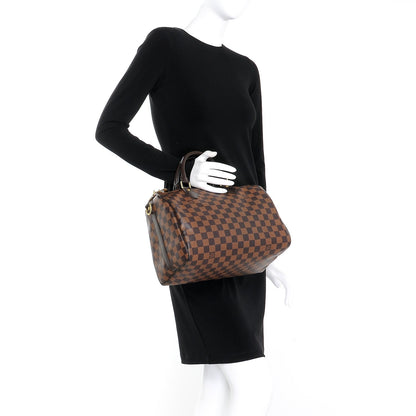 Louis Vuitton Damier Ebene Speedy Bandouliere 30 3 of 8