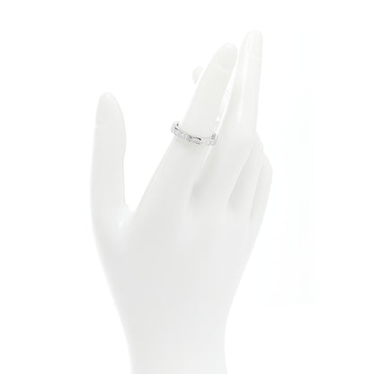 Cartier 18K White Gold Diamond 3mm Lanieres Ring 51 5.75 2 of 4