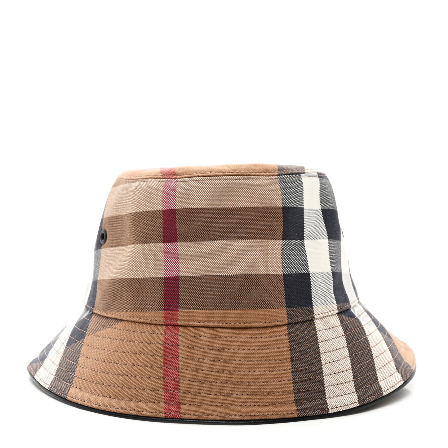 Technical Cotton Giant Check Bucket Hat M