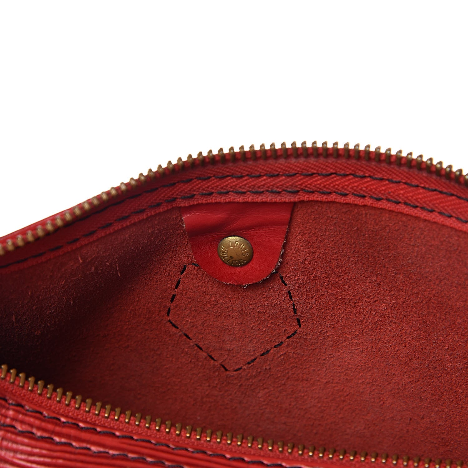 Louis Vuitton Epi Speedy 25 Castillan Red 10 of 23
