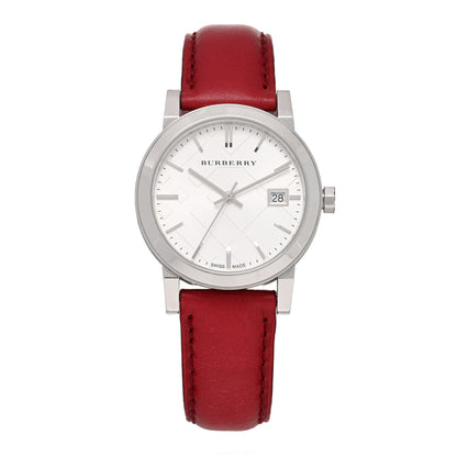 Burberry Stainless Steel Calfskin 34mm The City Quartz Watch BU9129 1 of 5