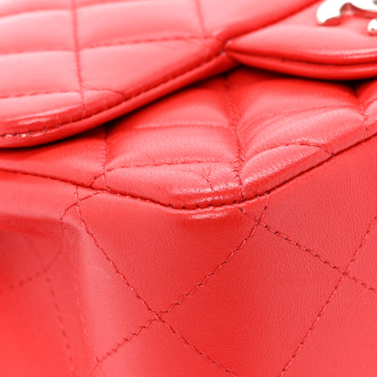 Chanel Lambskin Quilted Mini Square Flap Red 10 of 12