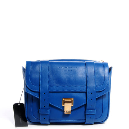 Proenza Schouler Calfskin Chain Strap Double Bag Peacock 1 of 10