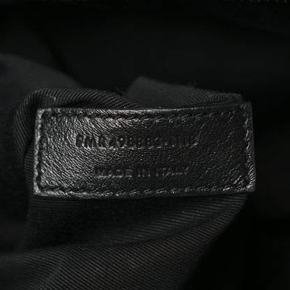 Saint Laurent Crinkled Calfskin Matelasse Monogram Large Niki Chain Satchel Black 7 of 9