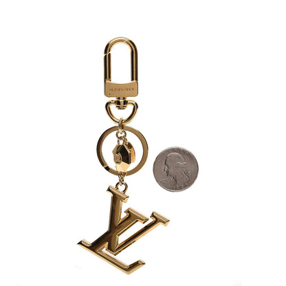 Louis Vuitton LV Facettes Bag Charm Key Holder Gold 2 of 4